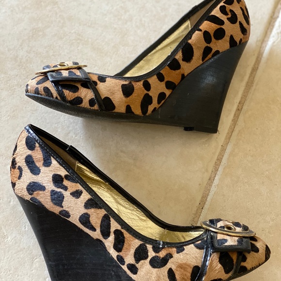 Steve Madden cheetah wedges - Picture 6 of 9